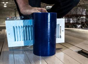 China Air Conditioner Open Duct 21'' 200ft HVAC Duct Protection Film on sale