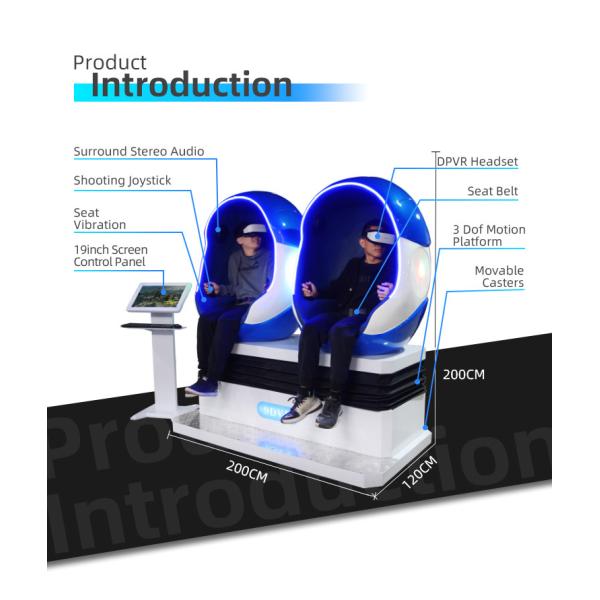 Deepoon E3 Glasses Indoor 9D VR Cinema For Kids Adults