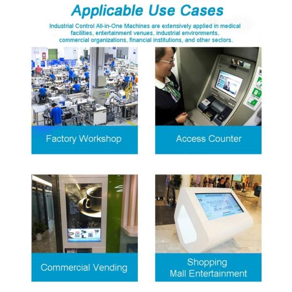 Hot Selling High Resolution Capacitive Touch Screen 15 Inch Embedded Industrial Computer in Stock
