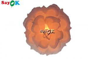 Wholesale 1m 3ft Inflatable Lighting Decoration Hanging Rose Flower For Stage Showing Decoration from china suppliers
