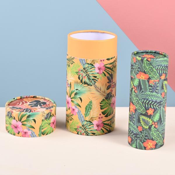 Custom Printed Cosmetic Essential Oil Paper Tubes Shipment and Customized for Your Business