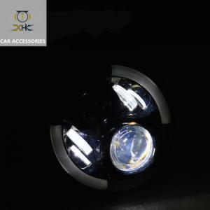 Wholesale 7-inch Round High/Low Beam LED Driving Light, Halo Ring Angel Eyes for Jeep Wrangler from china suppliers