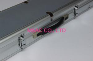 China ABS Aluminum snooker or pool cue cases silver color on sale