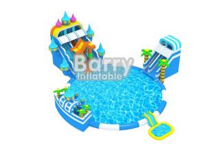 China Giant Amazing Inflatable Water Park Equipment , Backyard Blow Up Water Park For Kids on sale