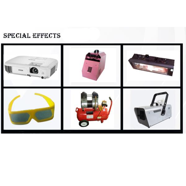 6 Seats Motion Chair 7D Cinema Machine With Special Effects 2 Projector