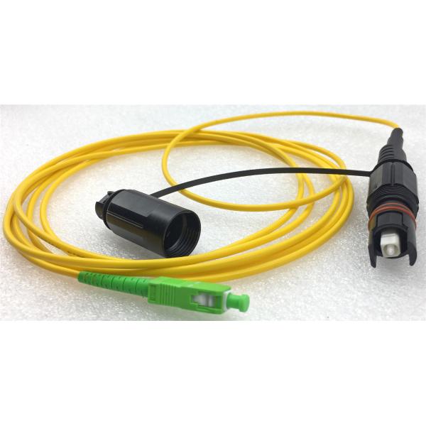 Waterproof Mini Sc Fiber Connector For FTTA Patch Cord 5.0mm