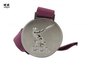 Wholesale Golf Event Award Design Medals Customized Silver Plating , Zinc Alloy Medal Round Shaped from china suppliers