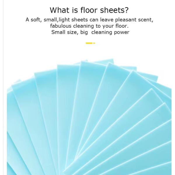 Household Eco Friendly Floor Cleaning Paper / No Phosphorus Floor Cleaning Sheets