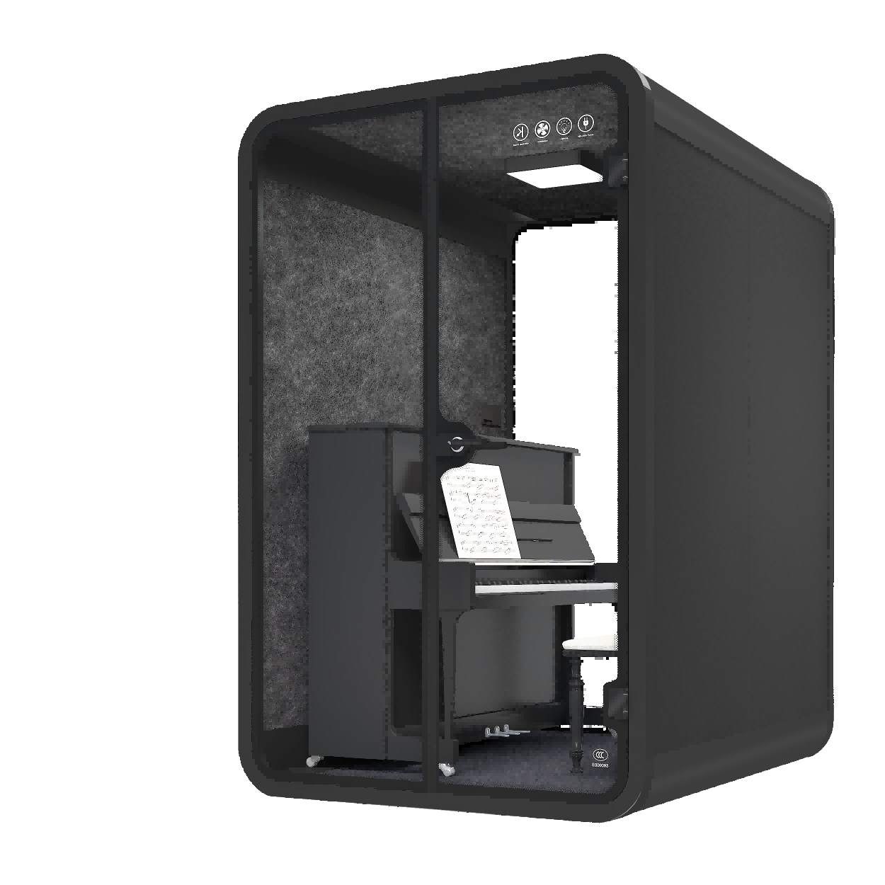 Acoustic Recording Pods Quick Assembly Noise Cancelling Booth Versatile