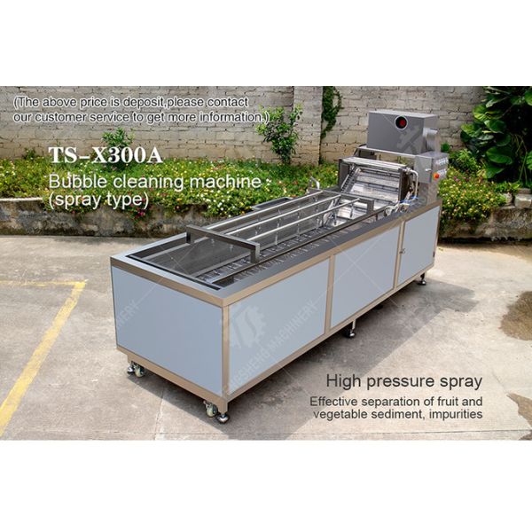 240KG Commercial vegetable and vegetable washing machine bubble washing machine manufacturers supply washing machine