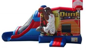 China Basketball Shot Inflatable Fun Park  Bounce , Sports Games Fun Bounce House on sale