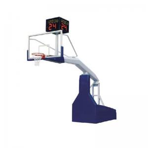 Wholesale Manual Hydraulic Basketball Hoop Stand Indoor Backboard Size 1800 x 1050MM from china suppliers