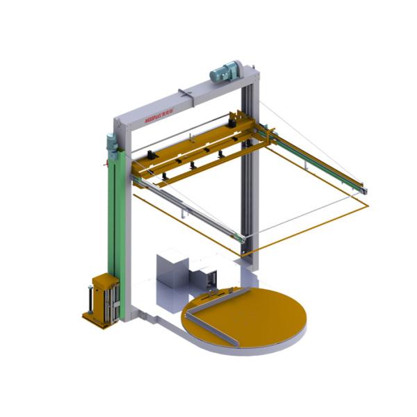 Digital Display Automatic Wrapping Machine , Semi Auto Pallet Wrapper With