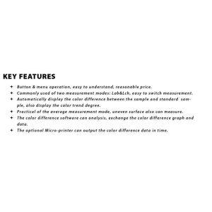 Multifunctional Color Difference Meter Portable Stable With High Precision