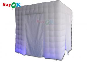 Wholesale Giant White Inflatable Photo Booth LED Inflatable Tent For Advertising from china suppliers