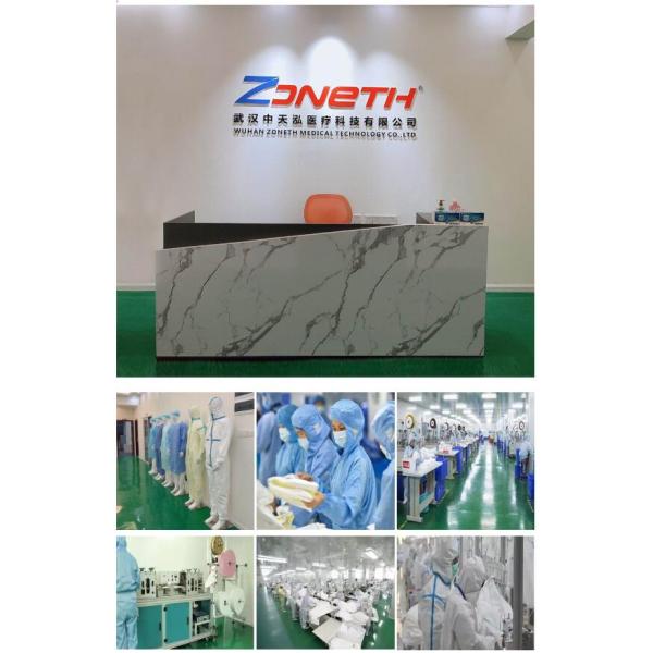 Waterproof Hooded Disposable Coverall With Elastic Cuff