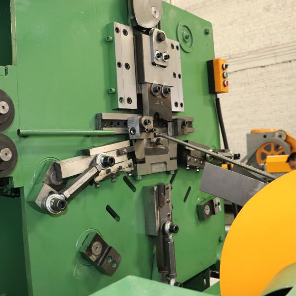 Energy Saving Eye Bolt Making Machine , Industrial Fastener Manufacturing Machine