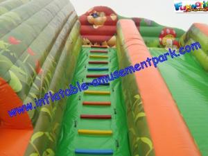 Wholesale Waterproof Rent Inflatable Slide , Jungle Big Inflatable Slide Slip For Children from china suppliers