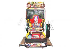 China 3D Sky Trooper Coin Operated Car Racing Simulator Machine With Dynamic Seat on sale