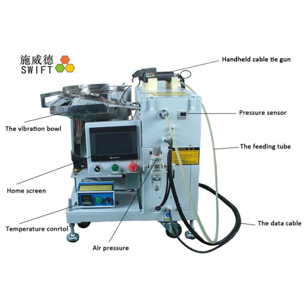SWT25080H AC220V Automatic Cable Tie Tool For Cable Harness Assembly