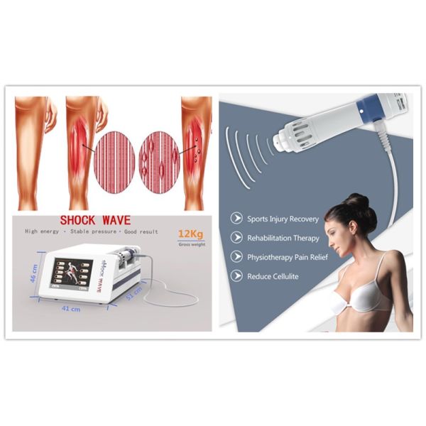 16HZ Radial Pulse Extracorporeal Shock Wave Therapy Machine