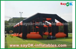 Wholesale Inflatable House Tent 20m Orange And Black Oxford Cloth Inflatable Air Tent House For Outdoor Event from china suppliers