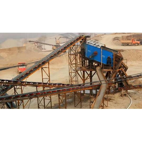 Round Type Circular Motion Screen 3 Deck High Speed Stable Proformance 6000*2400mm