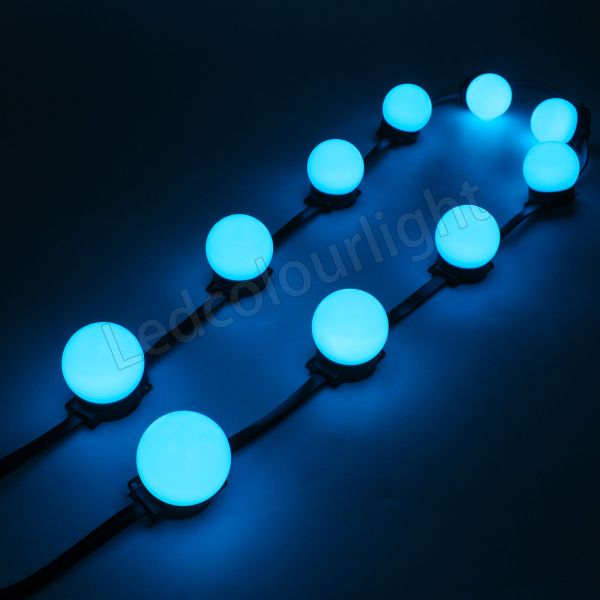50mm 60mm RGB Programming LED Dot String Lights for Facade Stage Lighting