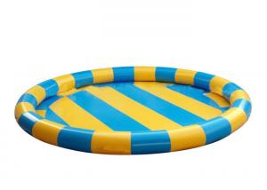 Wholesale Colorful Round Large Inflatable Swimming Pool Adult Blow Up Pool PVC Tarpaulins from china suppliers