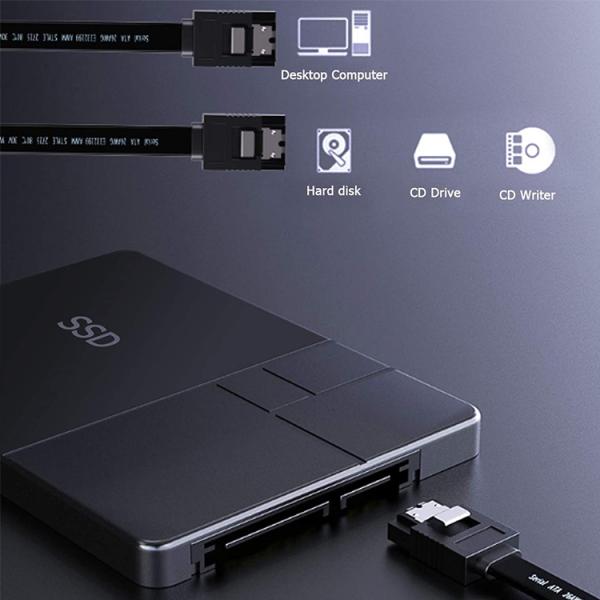 High Speed 6Gbps 8pin Data Charging Sata III 3.0 Power Extension Cable for Hard Disk HDD SSD