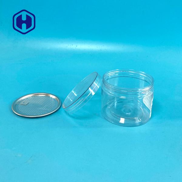 Bpa Free Biscuits Plastic Clear Plastic Cans With Screw Lids