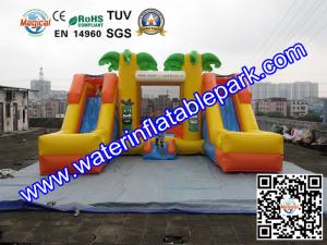 Wholesale Tropical Tree Inflatable Bouncy Castle / Childrens Commercial Jumping Castles from china suppliers