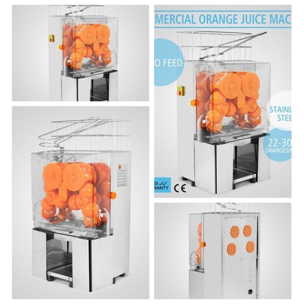 Custom Automatic Orange Juicer Machine Fruit Vegetable Extractor 120w Heavy Duty