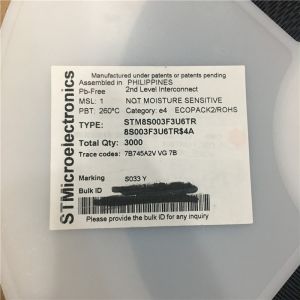 Flash IC Eeprom Microcontroller MCU Chips STM8S003F3U6T ST 8 Bit