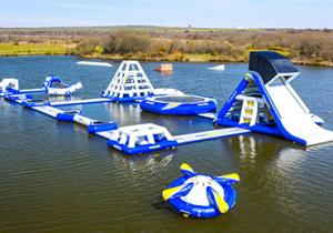 Wholesale Wake Island Inflatable Water Park Durable Blue Inflatable Aqua Park For Sea from china suppliers