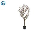 Customized Fiberglass Artificial Magnolia Branches Distinctly Visual Effects