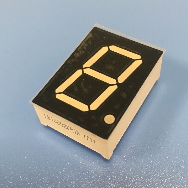 High Brightness Single Digit 7 Segment Led Display 0.8 Inch Low Current