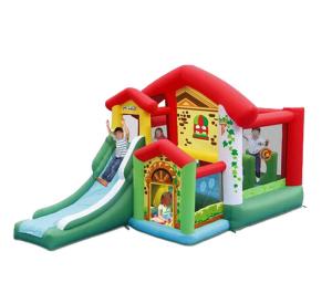 Wholesale Commercial inflatable bouncer slide combo and funny inflatable bounce house with slide for kids from china suppliers