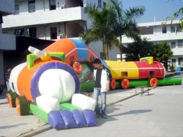 Quality Amusement Park Games, Inflatable Tunnel Maze / Inflatable Tunnel Train for sale