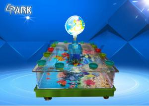 China Outdoor Playground Coin Operated Arcade Machines / Kids Fish Shot Game Machine Clear Glass Fishing Pond on sale