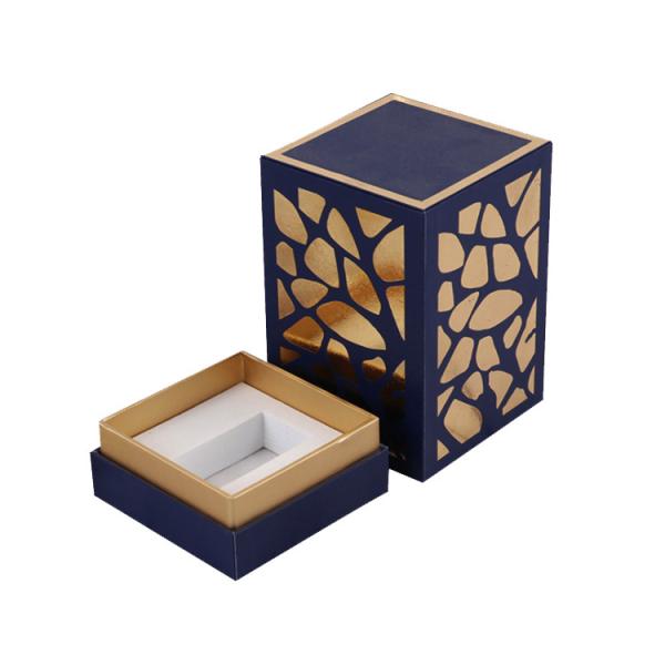 1200gsm Cardboard Cosmetic Packaging For 50ml Perfume Packaging Bottle