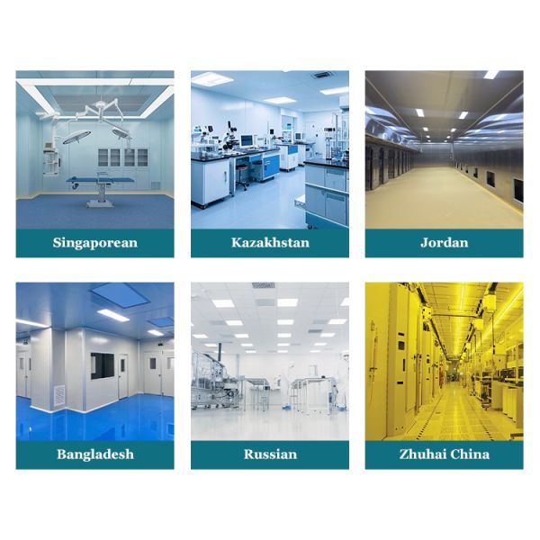 HUAAO Modern Medical Modular Cleanroom Wall Panel ISO Certified Fireproof Eco-Friendly Customizable Workshop Hospital Operating