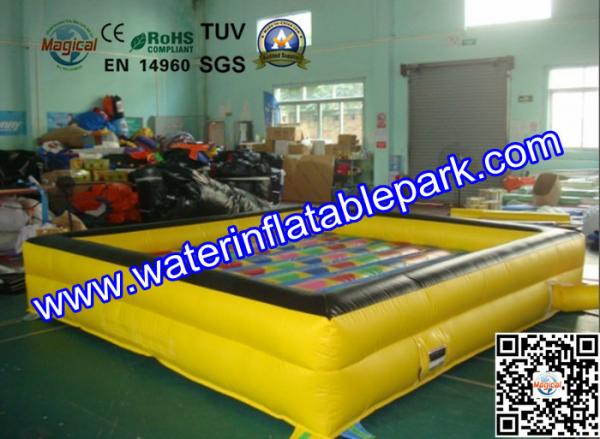 Quality Inflatable Twister Game / Inflatable Twister Sport Game Rental 0.55mm PVC Tarpaulin CE for sale