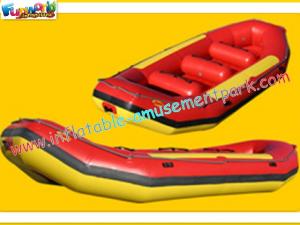 China Small  0.9MM PVC tarpaulin inflatable Kayak boat toys use in river, lake for fishing on sale