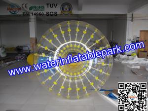 Exciting Children Inflatable Zorb Ball Shinning At Night , Inflatable Water Zorbing Ball
