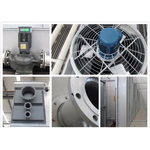 Energy Saving Closed Cooling Tower Counter Flow Metal Construction