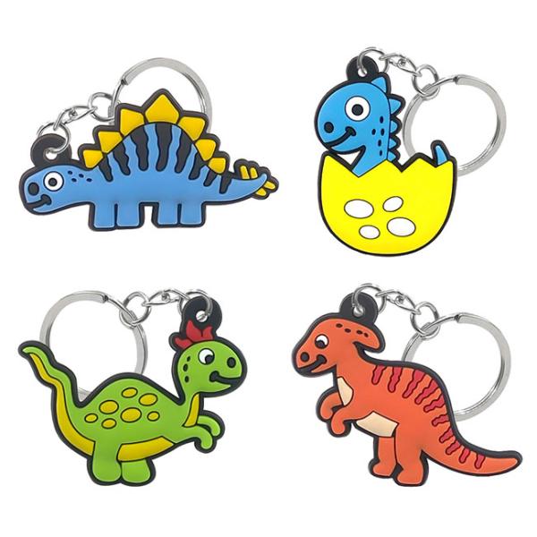 Promotion Rubber Logo Keychain Flexible Double Sided Custom Keychain