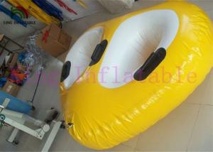 Wholesale Durable 0.9mm Plato PVC Tarpaulin Inflatable Water Toy Yellow Buoy For Water Park from china suppliers