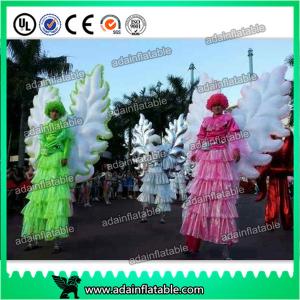 China Beautiful Festival Holiday Event Parade Walking Inflatable Wing Costume Customized on sale
