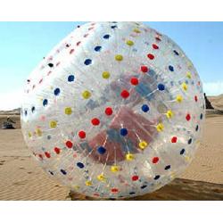 China Color Dots Human Hamster Balls Zorb Ball For Adults with One Entrance for sale